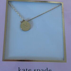 Kate Spade N inital necklace